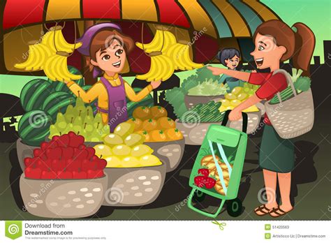 nagtitinda sa palengke clipart